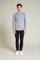 InStitchu Collection Cooper Grey Cotton Sweater