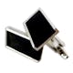 InStitchu Accessories cufflinks InStitchu Black Cufflinks