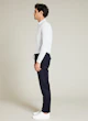 InStitchu Collection Murray White Cotton Long Sleeve Polo