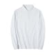 InStitchu Collection Murray White Cotton Long Sleeve Polo