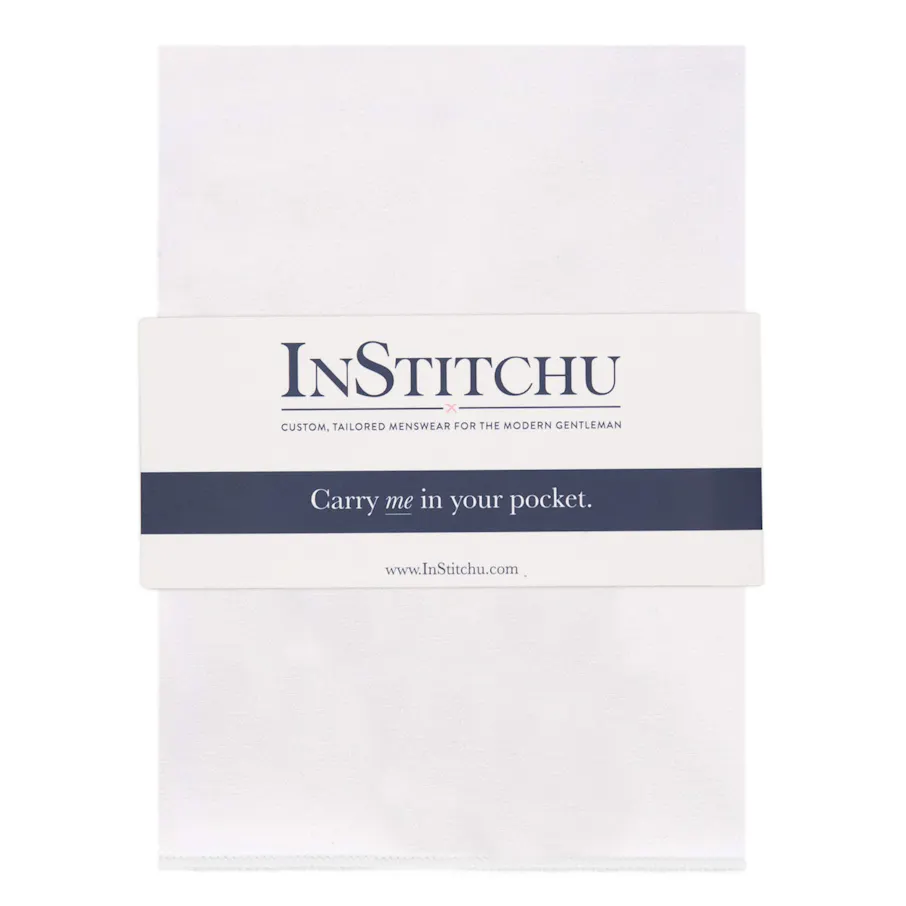 InStitchu White Poclet Square