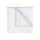 InStitchu Accessories pocket-squareThe Lawson Linen White & Baby Blue Trim Pocket Square