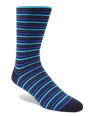 InStitchu Accessories socks Swanky Multi Stripes Blue