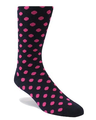 InStitchu Accessories socks Swanky Pink Polka Dot