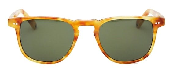 InStitchu Accessories sunglasses Pacifico Optical Blair Blonde Havana with Green Lens