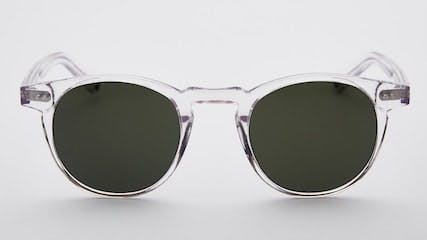 InStitchu Accessories sunglasses Pacifico Optical Buckler Crystal with Green Lens