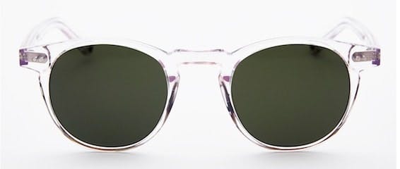 InStitchu Accessories sunglasses Pacifico Optical Buckler Crystal with Green Lens