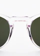 InStitchu Accessories sunglasses Pacifico Optical Buckler Crystal with Green Lens