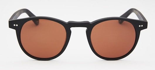 InStitchu Accessories sunglasses Pacifico Optical Buckler Matte Black with Copper Lens