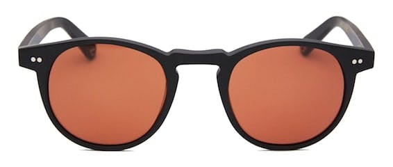 InStitchu Accessories sunglasses Pacifico Optical Buckler Matte Black with Copper Lens
