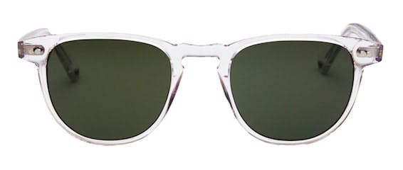 InStitchu Accessories sunglasses Pacifico Optical Campbell Crystal with Green Lens