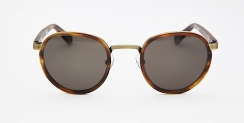 InStitchu Accessories sunglasses Pacifico Optical Carter Matte Burnt Oak with Polarised Grey Lens