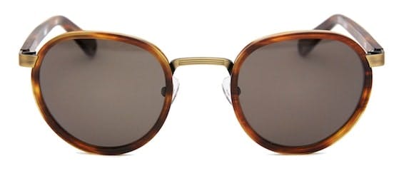 InStitchu Accessories sunglasses Pacifico Optical Carter Matte Burnt Oak with Polarised Grey Lens