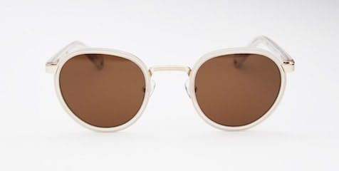 InStitchu Accessories sunglasses Pacifico Optical Carter Matte Crystal with Polarised Brown Lens