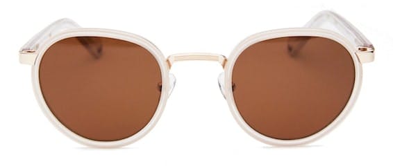 InStitchu Accessories sunglasses Pacifico Optical Carter Matte Crystal with Polarised Brown Lens