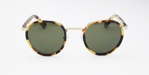 InStitchu Accessories sunglasses Pacifico Optical Carter Tokyo Tortoise with Green Lens