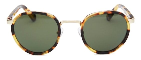 InStitchu Accessories sunglasses Pacifico Optical Carter Tokyo Tortoise with Green Lens
