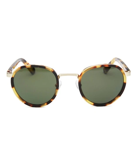 InStitchu Accessories sunglasses Pacifico Optical Carter Tokyo Tortoise with Green Lens