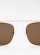 InStitchu Accessories sunglasses Pacifico Optical South Rose Gold with Polarised Brown Lens