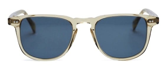 InStitchu Accessories sunglasses Pacifico Optical Blair Champagne with Blue Lens