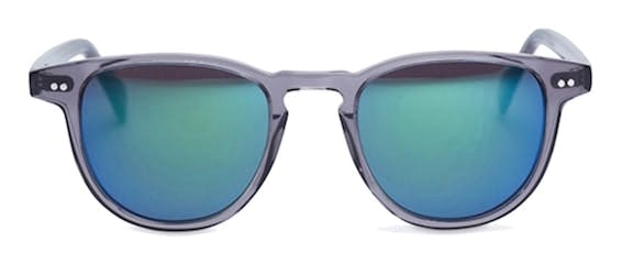 InStitchu Accessories sunglasses Pacifico Optical Blair Slate with Grey Emerald Mirror Lens
