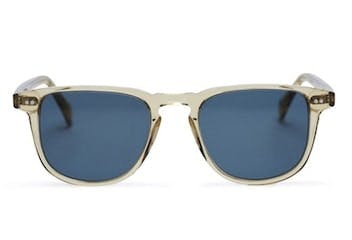 InStitchu Accessories sunglasses Pacifico Optical Blair Champagne with Blue Lens