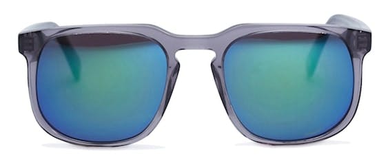 InStitchu Accessories sunglasses Pacifico Optical Dino Slate with Grey Emerald Mirror Lens