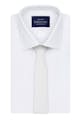 InStitchu Essentials Accessories Tie Culburra Pure White Cotton Tie