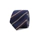 InStitchu Essentials Accessories Tie Noosa Navy Blue Cotton Striped Tie