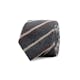 InStitchu Essentials Accessories Tie Rottnest Deep Grey, Cream and Red Striped Tie