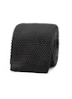 InStitchu Essentials Accessories Tie Kutti Black Knitted Square-End Tie