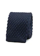 InStitchu Essentials Accessories Tie Byron Bay Navy Knitted Square-End Tie