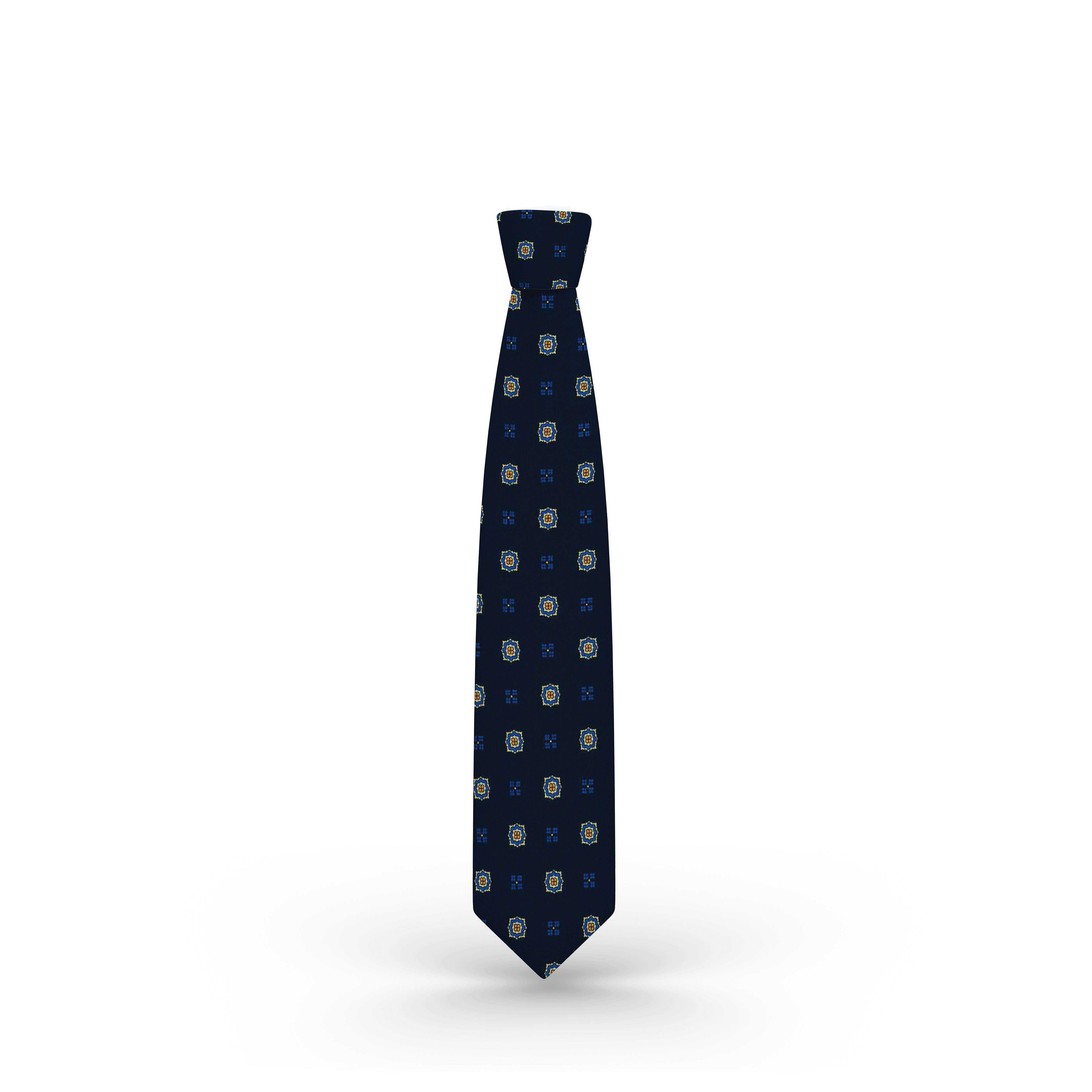 InStitchu Collection Navy Pattern Tie