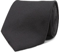 InStitchu Essentials Accessories Tie Freshwater Solid Black Silk Tie