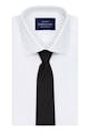 InStitchu Essentials Accessories Tie Freshwater Solid Black Silk Tie
