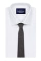 InStitchu Essentials Accessories Tie Shelly Deep Charcoal Wool Blend Tie