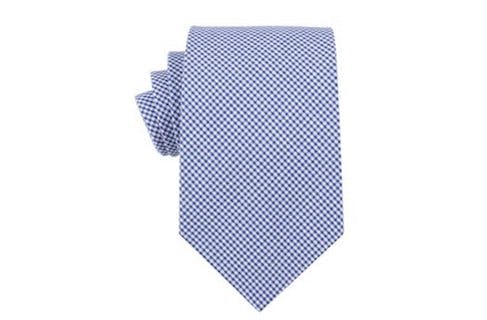 InStitchu Accessories tie OTAA Blue Gingham Cotton Tie