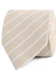 InStitchu Accessories tie OTAA Khaki Linen Pinstripe Tie