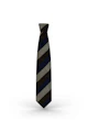 Marzamemi Brown Striped Silk Tie — photo 1