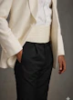 Off White Cummerbund - Grosgrain