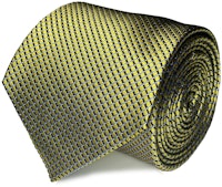 InStitchu Collection The Avetrana Gold Patterned Silk Tie