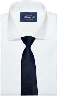 InStitchu Collection The Concio Black Zig Zag Silk Tie