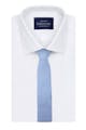 InStitchu Essentials Accessories The Dante Blue Gingham Cotton Tie on shirt