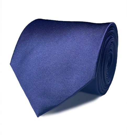 InStitchu Collection The Fasano Navy Blue Plain Silk Tie