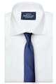 InStitchu Collection The Fasano Navy Blue Plain Silk Tie