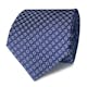 InStitchu Collection The Ferrandina Navy Geometric Silk Tie
