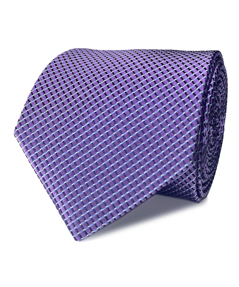 InStitchu Collection The Leverano Purple Patterned Silk Tie