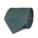 InStitchu Collection The Pisticci Deep Green Geometric Silk Tie