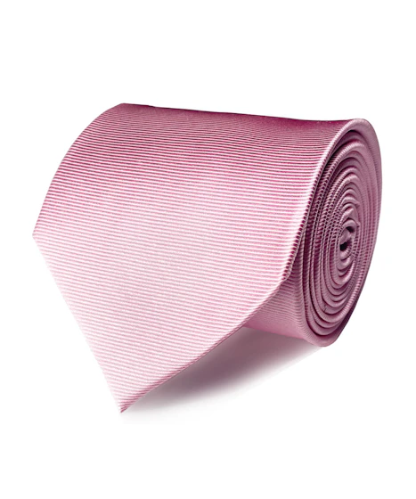 InStitchu Collection The Taranto Pink Plain Silk Tie