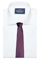 InStitchu Collection The Tursi Maroon Geometric Silk Tie